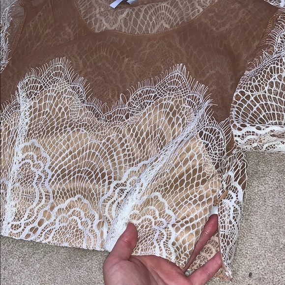 Tobi Mesh Lace Crop Top only (For Love & Lemons inspired) - Picture 5 of 5